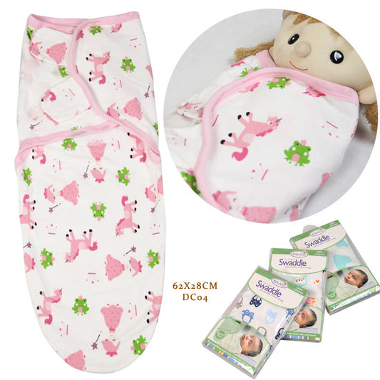 Cotton baby wrapped towel