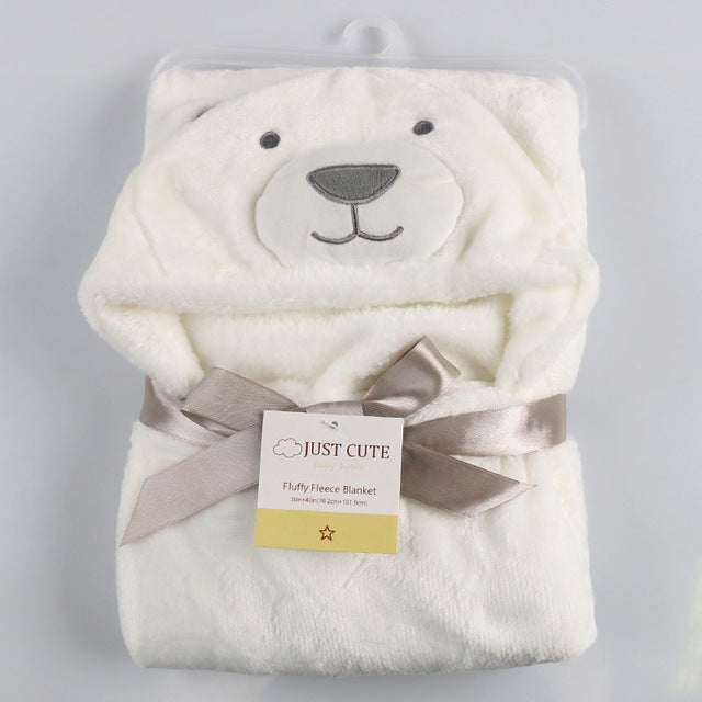 Baby fleece bath towel