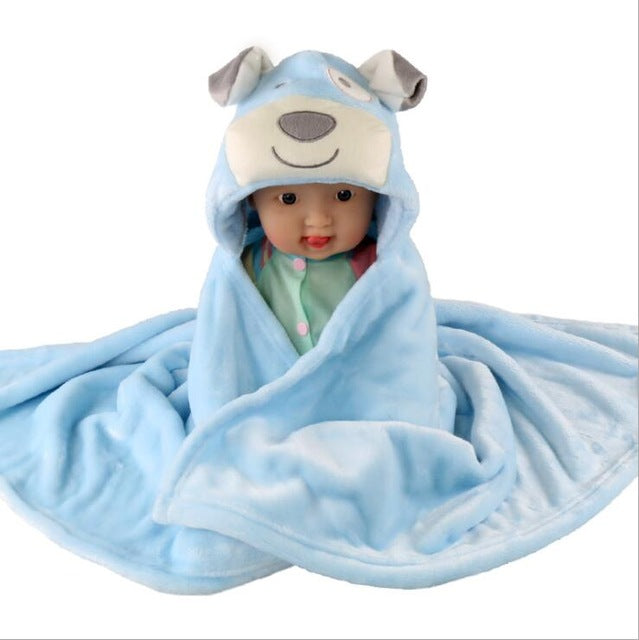 Baby fleece bath towel