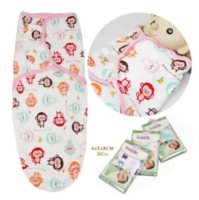 Cotton baby wrapped towel