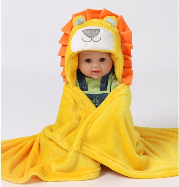 Baby fleece bath towel