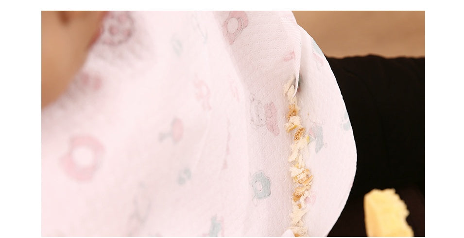 baby eating bib