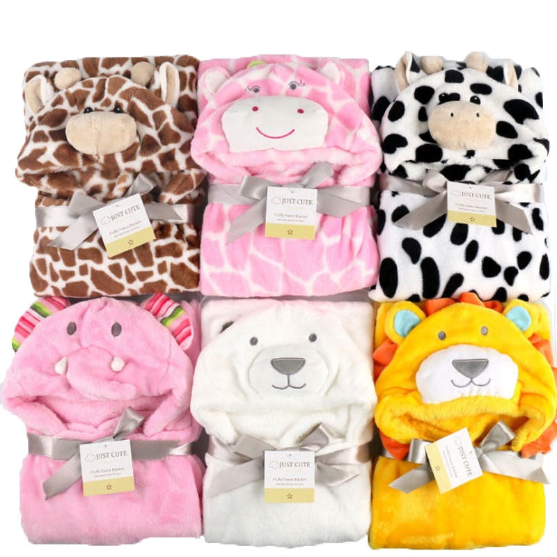 Baby fleece bath towel