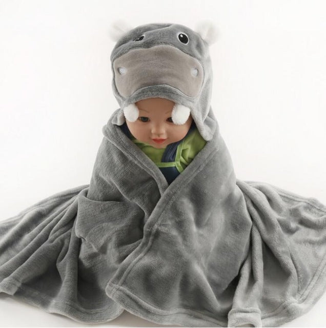 Baby fleece bath towel