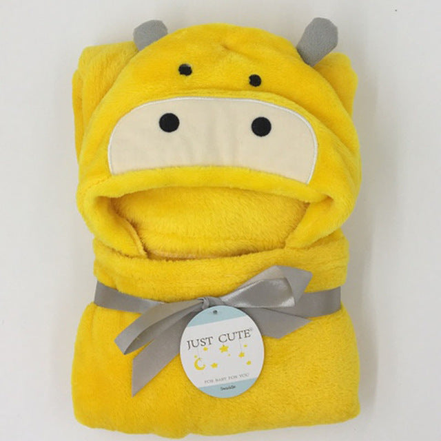 Baby fleece bath towel