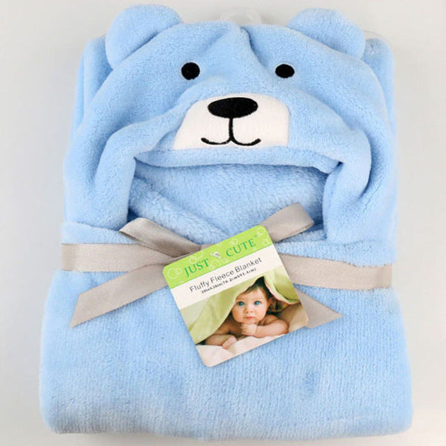 Baby fleece bath towel