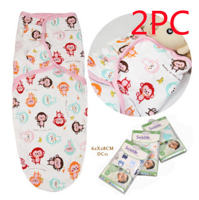 Cotton baby wrapped towel