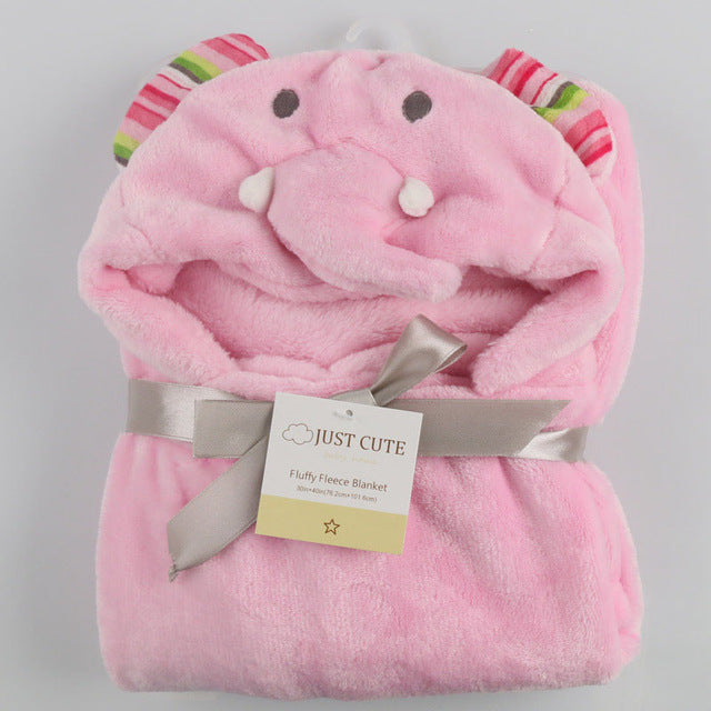 Baby fleece bath towel