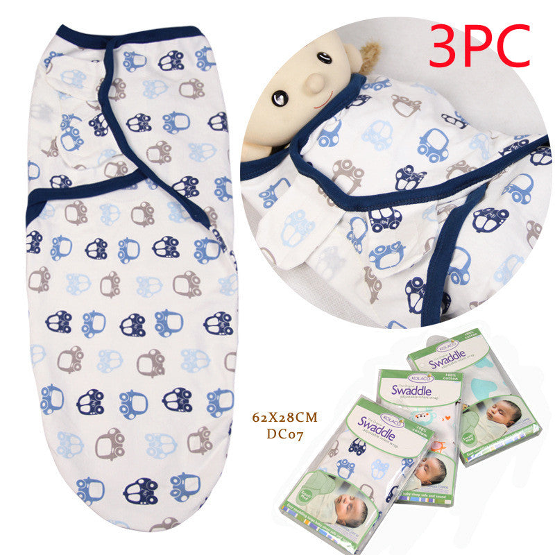 Cotton baby wrapped towel