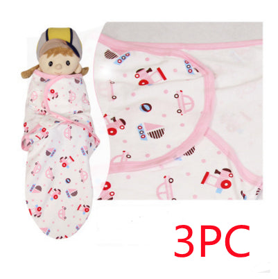 Cotton baby wrapped towel