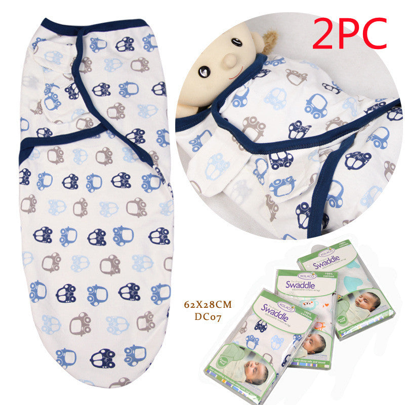 Cotton baby wrapped towel