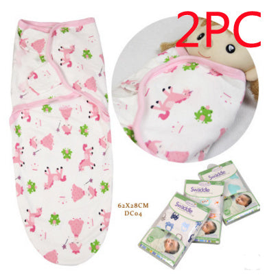 Cotton baby wrapped towel