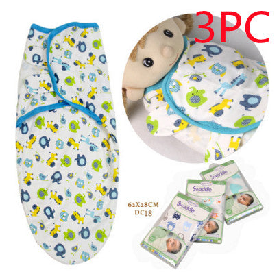 Cotton baby wrapped towel