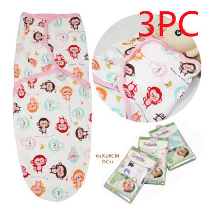 Cotton baby wrapped towel